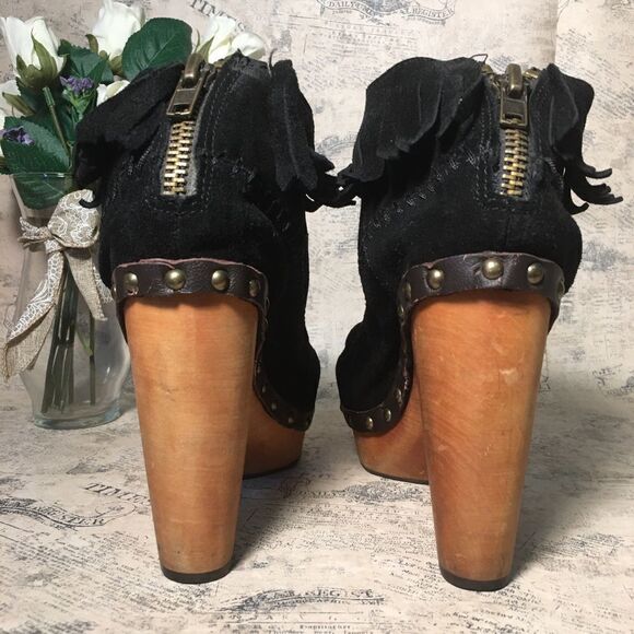 Flogg Black Suede Boots/Booties - Picture 3 of 11